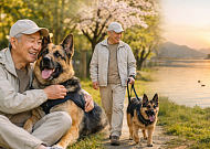 국가 위해 일한 은퇴견과 가족이 될 기회