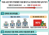 병원 자주 가면 돈 더 낸다⋯1년에 300번 넘으면 진료비 90% 본인 부담 [인포그래픽]