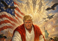 트럼프, 빗발치는 삭제 요구에 자신 예수에 빗댄 합성사진 삭제