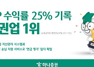 하나증권, IRP 수익률 25% 기록⋯”증권사 1위”