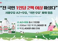 서울우유 ‘A2+우유’, 누적 판매량 1억1900만개 돌파