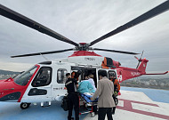 지역 관할 경계 허문 소방헬기⋯360km 날아 고위험 산모 살렸다