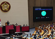 국회 본회의, 공직선거법 일부개정법률안 '가결' [포토]