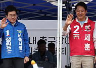 서울시장 선거 D-25…오세훈 vs 정원오 '용산·재건축' 전면전