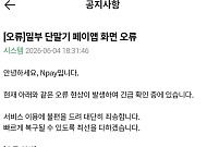 [속보] 네이버페이 일부 안드로이드 단말기 페이앱 화면 오류