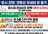 [주간증시전망] 코스피 고변동성 장세 속 8160선 마감…다음주 미 물가지표 주목