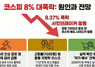 코스피 장중 8% 대폭락…전문가 "투심 악화 요인多, 실적이 답"