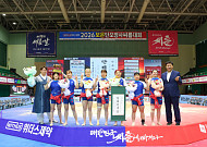안산시청, 보은단오장사씨름대회 우승…여자부 단체전 4관왕