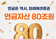 미래에셋증권, 업계 최초 연금자산 80조 돌파⋯“고객 신뢰·관리 편의성 탁월”