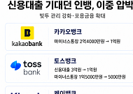 신용대출 기대던 인뱅, 빚투 관리·포용금융 압박에 수익성 시험대