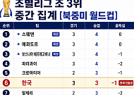 조별리그 조 3위 중간 집계 [북중미 월드컵]