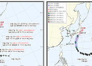 태풍 2개 동시에 접근⋯日 항공편 200편 넘게 결항