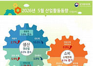 5월 산업생산 0.3% 감소…생산량 조정 반도체 10%↓ [종합]
