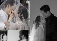 류화영, 9월 결혼 앞두고 웨딩화보 공개…예비신랑과 달콤한 입맞춤