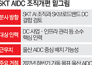 SKB DC 떼고 SKT AI와 결합…AIDC 조직 재편 밑그림 [SK, AI 인프라 재편]