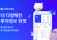 신한투자증권, MTS 위젯 서비스 전면 개편…투자 정보 간편 확인 가능
