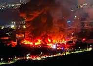 간밤 경기 파주시 전자제품 창고 화재