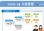 6월 취업자 수 6만3000명↑…한 달 만에 '플러스' 전환 [상보]