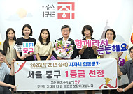 중구, 2026년 지자체 합동평가 ‘1등급’ 달성