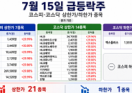 [급등락주 짚어보기] HLB그룹주 무더기 상한가…한미반도체·애국테마주도 급등