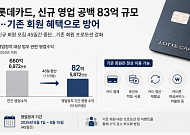 롯데카드, 신규 영업 공백 83억 규모⋯"기존 회원 혜택으로 방어"