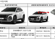 현대차·기아 등 13개 차종 51만2393대 리콜…화재·동력상실 우려
