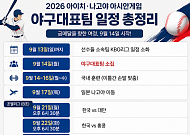 '대만→홍콩→태국' 야구대표팀 아시안게임 일정 총정리