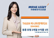 변동성 커지자 안정형 투자 주목…미래에셋 'TIGER 머니마켓액티브' 수익률 1위
