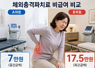 “허리 아파 체외충격파 받았는데” 의원 따라 10만원 넘게 차이
