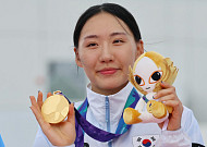 근대5종 성승민, 개인전 금메달⋯한국 선수단 첫 金 [아시안게임]