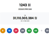 1244회 로또, 1등 당첨자 12명 '25억' 잭팟⋯"인터넷 2명ㆍ경기 3명"