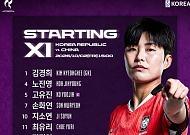 ‘8년 만의 메달 도전’ 여자축구, 중국전 선발 공개⋯최유리 원톱ㆍ지소연 2선 [아시안게임]