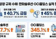 美 태양광 규제에 한화솔루션·OCI홀딩스 실적 '청신호'