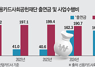 카드사 사회공헌 출연금 4배 늘었는데…재단 사업비는 43% 감소