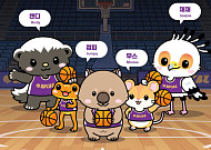 WKBL, 신규 캐릭터 ‘우크블즈’ 공개⋯팬 접점 확대