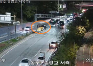 [속보] 동부간선도로 중랑교 진출램프 전도사고 발생