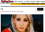 씨엘, 美 롤링 스톤 선정 ‘꼭 알아야 할 10명의 아티스트’에 꼽혀 “아시아 여자 대표하고 싶다”
