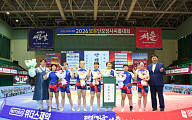 안산시청, 보은단오장사씨름대회 우승…여자부 단체전 4관왕