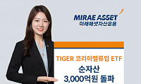 미래에셋운용, 'TIGER 코리아밸류업' ETF 순자산 3000억 돌파