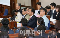 [포토] 법정에 나란히 앉은 국정농단 3인방