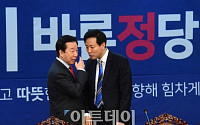 [포토] 바른정당 김성태, 오세훈 '무슨얘기?&quot;