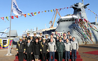 대우조선해양, 태국 해군 최신예 호위함 진수식 진행