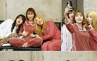 '언니들의 슬램덩크2' 한채영·홍진영·공민지·전소미, 파자마 인증샷 '찰칵'…&quot;이것이 깜찍함이다!&quot;