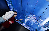 LG OLED, 롯데월드타워 전망대 승강기 ‘스카이셔틀’에 설치