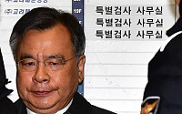 [포토] 경찰 경호받으며 출근하는 박영수 특검