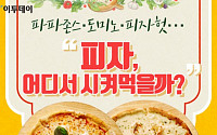 [카드뉴스 팡팡] 파파존스·도미노·피자헛… “피자, 어디서 시켜먹을까?”