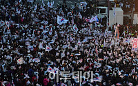 [포토] '탄핵무효' 태극기 흔드는 참석자들