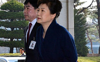 [포토]피의자 신분의 '박근혜 전 대통령'