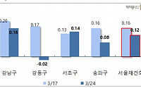 재건축 단지 숨고르기에…서울 아파트 값 상승세 둔화 '0.05% ↑'
