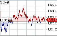 [환율마감] 원·달러 0.2원 오른 1122.6원, 1120원 초반 정체